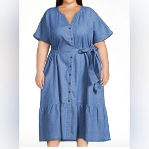 Terra & Sky Dolman Sleeve Midi